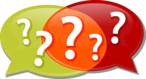Illustration concept clipart questions queries dialog questions conversation speech bubbles vector