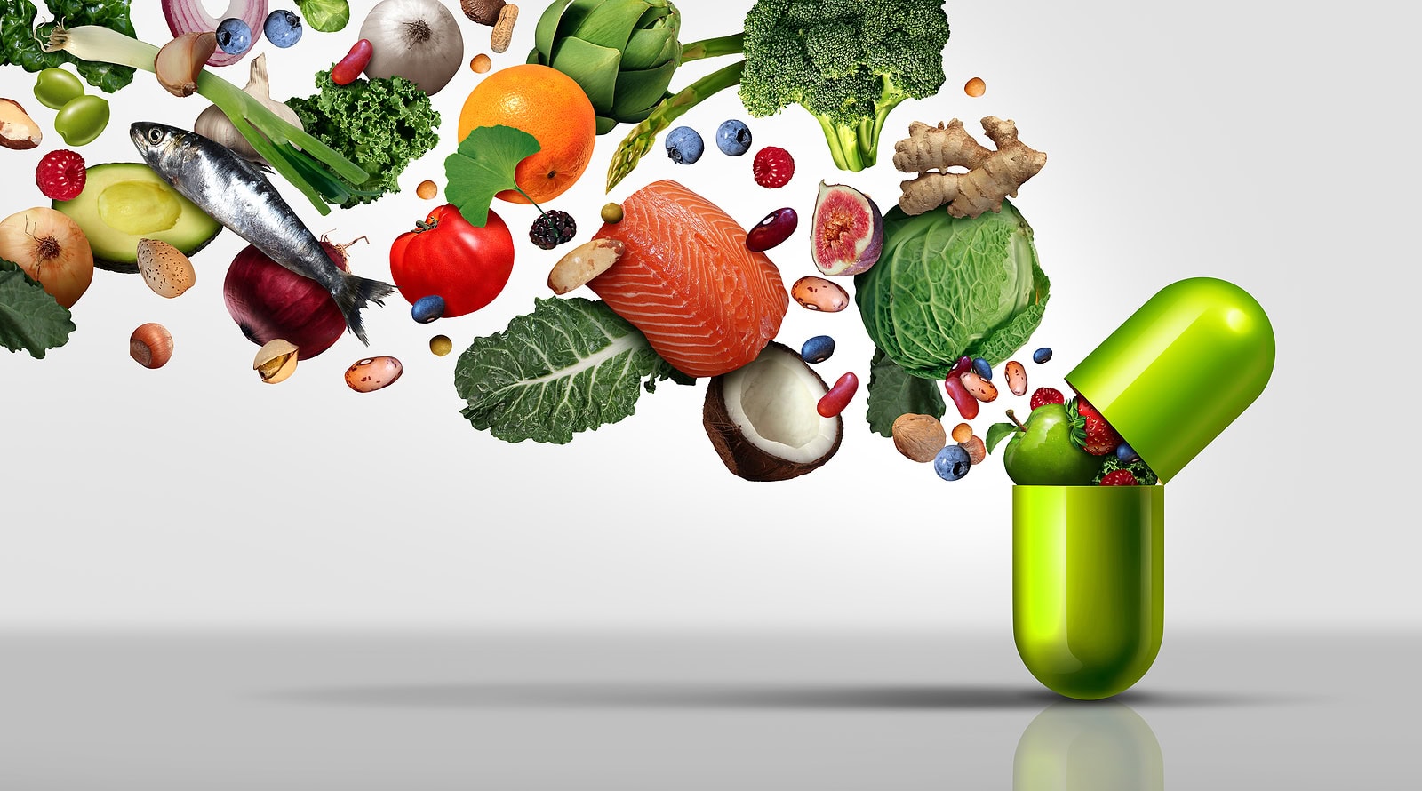 Nutritious foods rich in vitamins and minerals for dental implant recovery