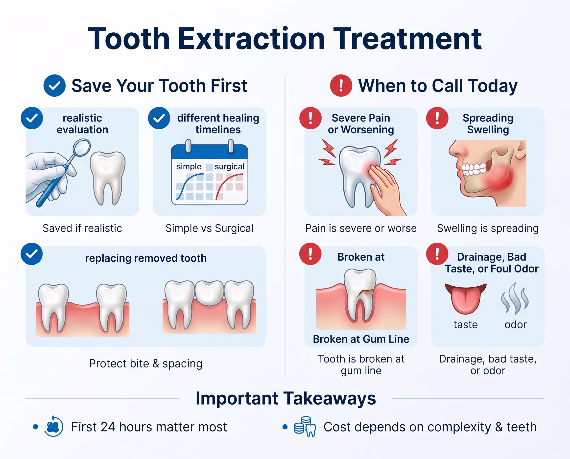 Tooth Extraction Treatment in Rochester Hills, MI Key Takeaways