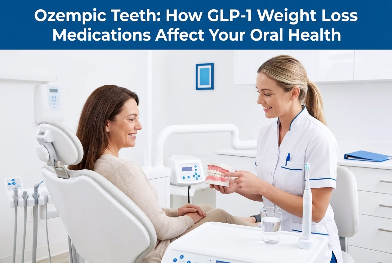 Ozempic Teeth: How GLP-1 Weight Loss Medications Affect Your Oral Health