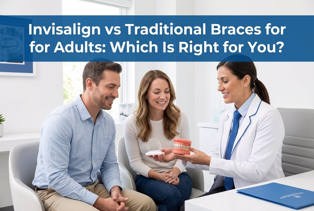 Invisalign vs. Braces for Adults